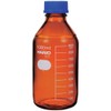 HARIO NBB-1L-SCI Heat Resistant Screw Mouth Bottle (Brown), 33.8 fl