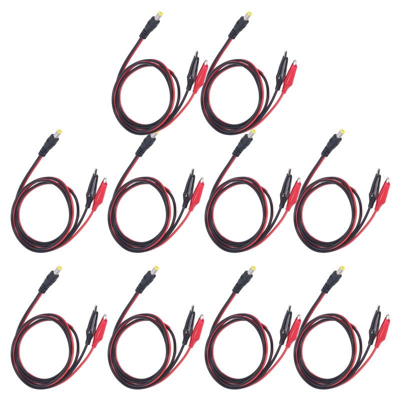 DC to Dual Test Clip Cable Copper Core Electrical Test