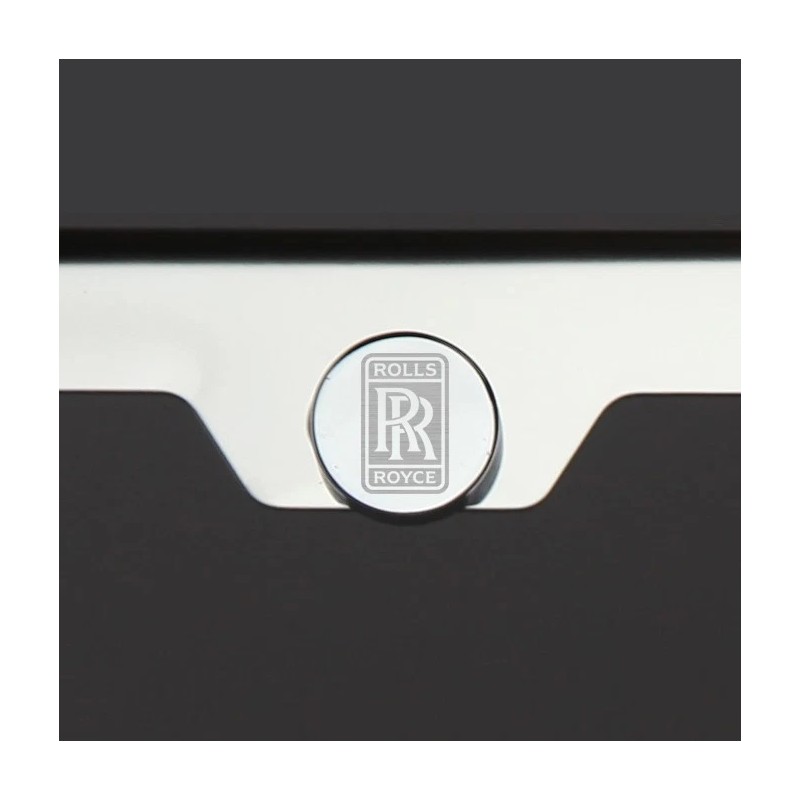 KA Chrome Polished Fit Rolls Royce Logo Laser Etched Engraved