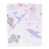 Lambs & Ivy Sea Dreams Soft White 100% Cotton Nautical