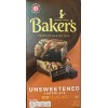 Bakers BAKER'S Unsweetened Chocolate 100% CACAO Bar 4oz - 1