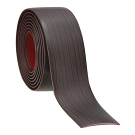 PATIKIL Self Adhesive Floor Transition Strip 1.6 in x 6.6 Ft, Vinyl Laminate Floor Flat Divider for Joining Floor Gaps Doorways Carpet Cover Floor Tiles Khaki Wood Grain