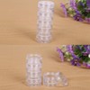 Clear Empty 10 Gram/ 10ML Plastic Pot Jars, Cosmetic Containers