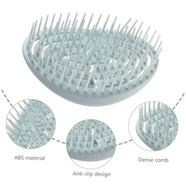 Vaguelly 2Pcs Palm Sized Massage Comb for Hairdressing Detangling Hairbrushes for Scalp Massage Styling Lightweight Compact Design for Healthier Hair Texture