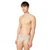 EMPORIO ARMANI Slip da Uomo in Raso con Etichetta Marrone