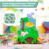 Spmarkt 2-Pack Dinosaur Silicone Mold, Multi-Purpose Jello Molds for Kids,