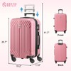 AnyZip Expandable Luggage, 28 Inch Large Hard Shell Checked Suitcase,