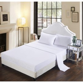 Fitted Sheet Queen size Ultra-Soft Wrinkle Resistant Brushed Microfiber Bedsheet