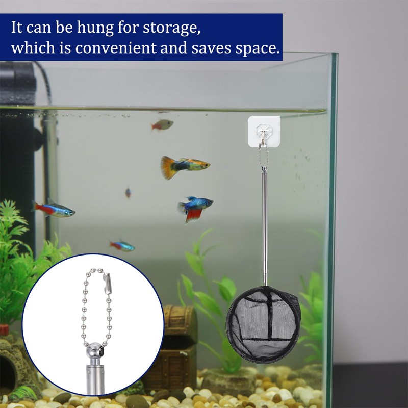 2 Pcs Aquarium Fish Nets Aquarium Shrimp Net Small Fish