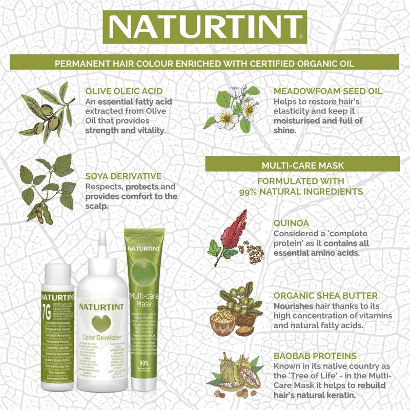 Naturtint Permanent Hair Colour Gel - 7A Medium Ash Blonde