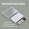 Mehaving Dry Erase Index Cards 3x5 Ruled & Blank, 24