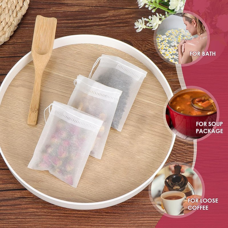 200 PCS Tea Bags for Loose Leaf Tea, Empty Tea