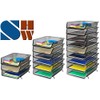 Simple Houseware - Organizador de escritorio apilable para documentos y