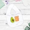 Mr. & Mrs. Panda Organic Baby Bib Avocado + Toast,
