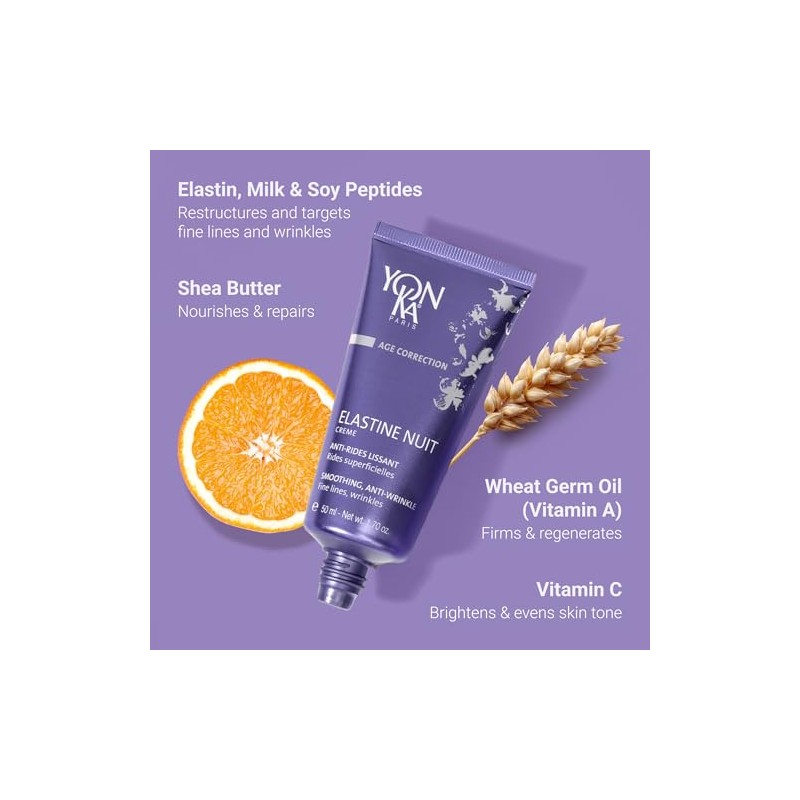 Yonka Age Correction Elastine Nuit, 1.7 Ounce