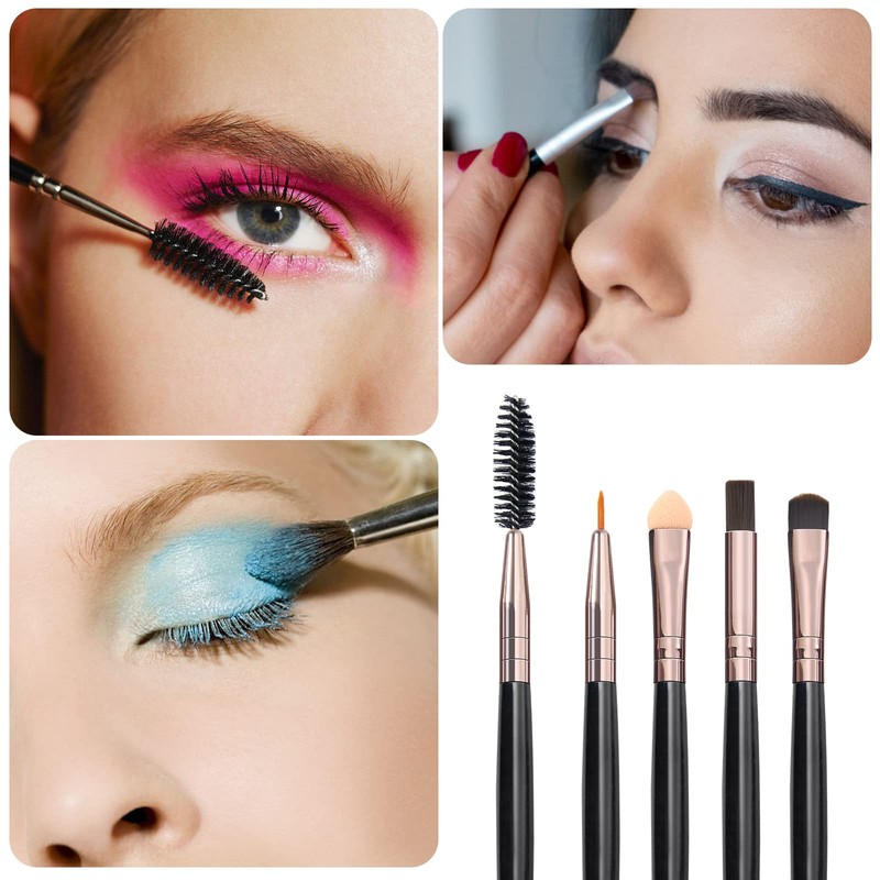 Rose Gold Makeup Brush Set, 20-Piece Premium Makeup Brush Set