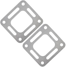 Amavoler Exhaust Elbow Riser Gasket 18-2849-1 27-818832 27-863726 27-87105 (2 Pcs) Fit for Mercruiser Stern Drive.