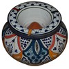 Ceramic Ashtrays Moroccan Handmade Smokeless Exquisite Extra Large Glazes