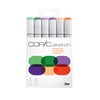 Copic Sketch Coloured Marker Pen - Set of 6 Secondary