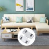 SONGTIY 4PCS Sectional Couch Connectors Furniture Connector, Premium Metal Sofa