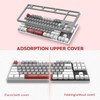 Magic-Refiner AK873 Gaming Keyboard,Rainbow Led Backlit,Hot-Swappable Linear Red Switch,PBT Keycap,75%