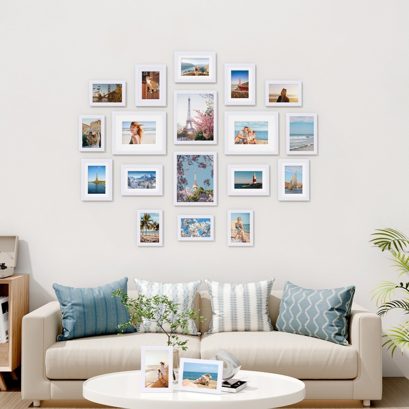 Vittanly 20 Pack Picture Frames Collage Wall Decor, Gallery Wall