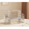 UShioart Large Capacity Makeup Organizer with Drawers, Countertop Organizer Perfect
