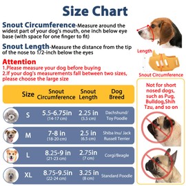 LUCKYPAW Dog Muzzle, Soft Muzzle for Small Medium Dogs Poodle Dachshund, Breathable Silicone Cage Mouth Cover to Prevent Biting and Chewing, Funny Rhino Muzzle with Adjustable Head Strap(Yellow, S)