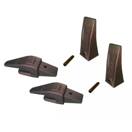 Quality Aftermarket 2 Mini Ex, Backhoe Bucket Adapters for 3/4" Lip, Teeth & Pins, 552x156, X156L
