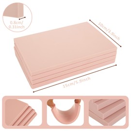 FVIEXE 8PCS Linoleum Carving Blocks for Printmaking, 4x6 Inch Stamp Carving Kit Rubber Stamp Making Kit with Wood Carving Tools and Rubber Brayer Roller, Soft Linocut Block Kit for DIY Crafts