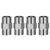 CYUaoao 1/2 Inch Double Nipple Shower Hose Adapter Stainless Steel
