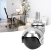 4PCS Universal Ball Caster 1.5 inch Light M10 Screw Rod