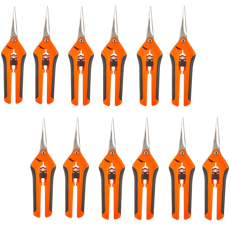 YaeCCC 12 Pack 6.5 Inch Gardening Hand Pruner Pruning Shear