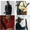 latikaly Sword Bag Approximately 135cm*12.5cm Wooden Sword Bag Kendo Bamboo