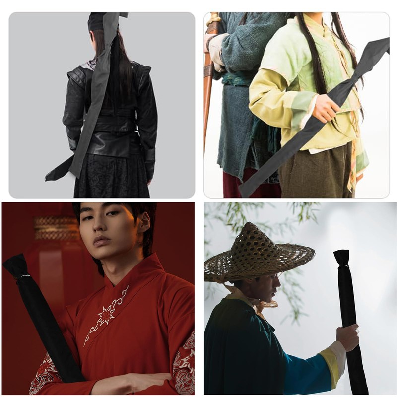 latikaly Sword Bag Approximately 135cm*12.5cm Wooden Sword Bag Kendo Bamboo