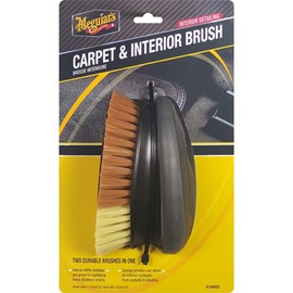 Meguiar's X1000EU Car Cleaning Carpet & Interior Brush, Teppich- & Polsterbürste, Schwarz