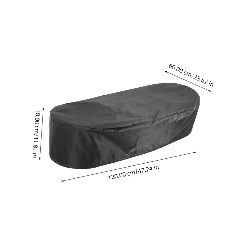 KONTONTY Elegant Oxford Cloth Oval Tank Pool Cover Weatherproof Outdoor