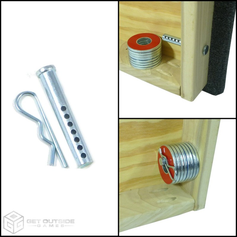 Get Outside Games 4 Thin Line VVashers - Washer Toss