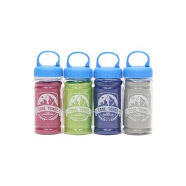 Stationery King Osk, Cool Bottled Towel, Set of 4 Colors