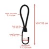 Dahszhi 10 Pcs Short Bungee Cords with Hooks Camping Accessories