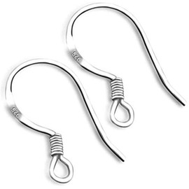 SUSOKI 10 Pairs 925 Sterling Silver French Wire Earring Hooks Fish Hook Earrings Sterling Silver Earwires