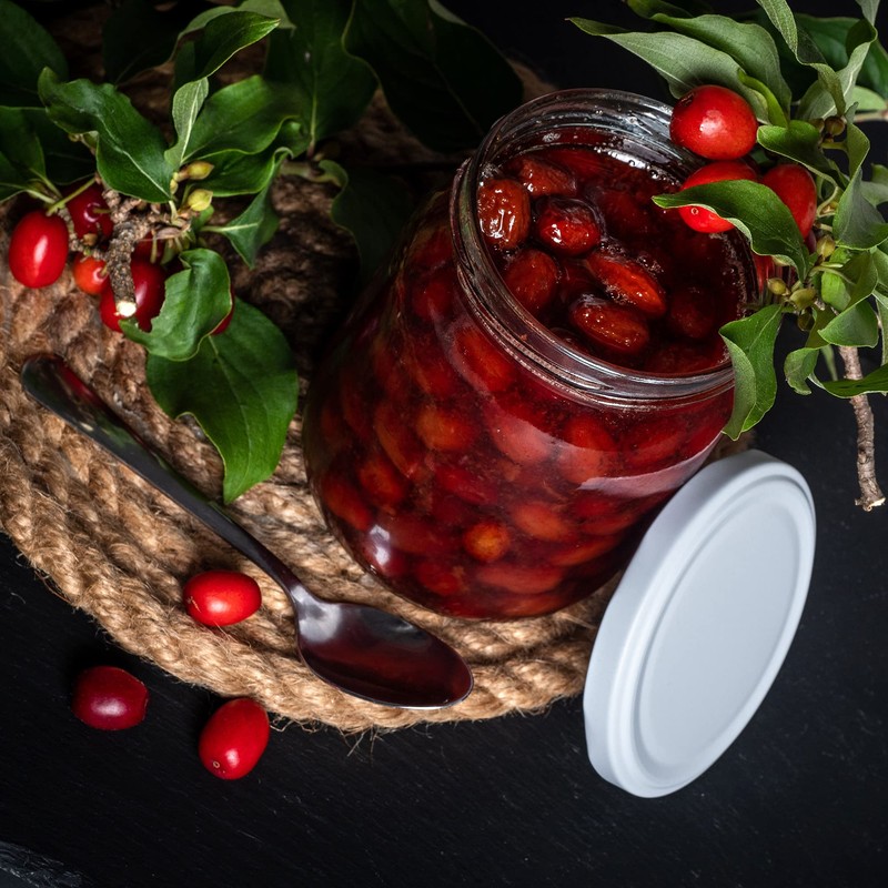 Kadax Set of 8 Preserving Jars, 540 ml, TO82 Heart,