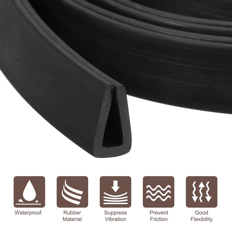sourcing map sourcing map U Channel Edge Trim, 19.7ft Length