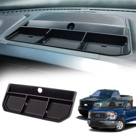 Unbranded Fit For 2021-2024 Ford F150 Cab Dashboard Storage Box Organizer Tray Accessories