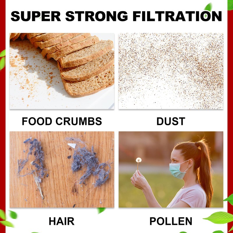 Glooglitter 1 Pack Replacement Style P HEPA and Carbon Pre-filters