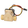 G1/2in Male Water Flow Sensor Counter Brass Hall Flowmeter DC