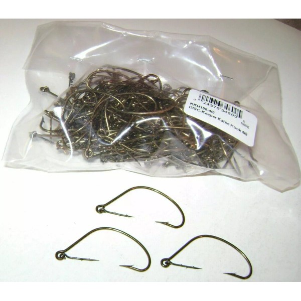MISTER TWISTER 100 PACK 4/0 KEEPER HOOKS KAHLE GREAT FOR