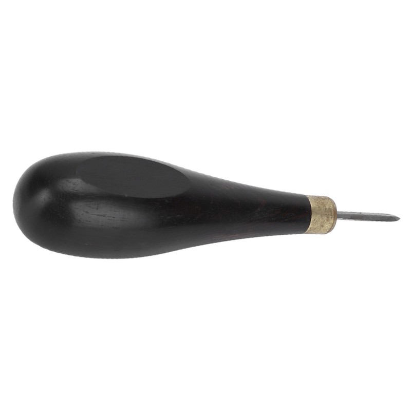 Rhombus Awl 5mm/6mm Professional Mahogany Handle Sandalwood Leather Diamond Awl