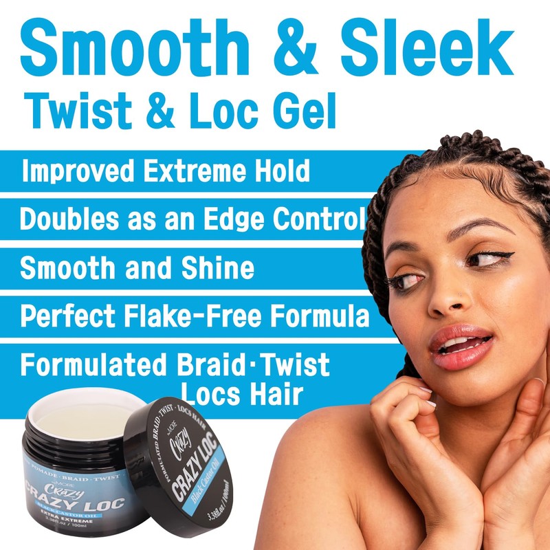 TheMore Crazy Crazy Loc, Super Extra Extreme Hold for Braid,
