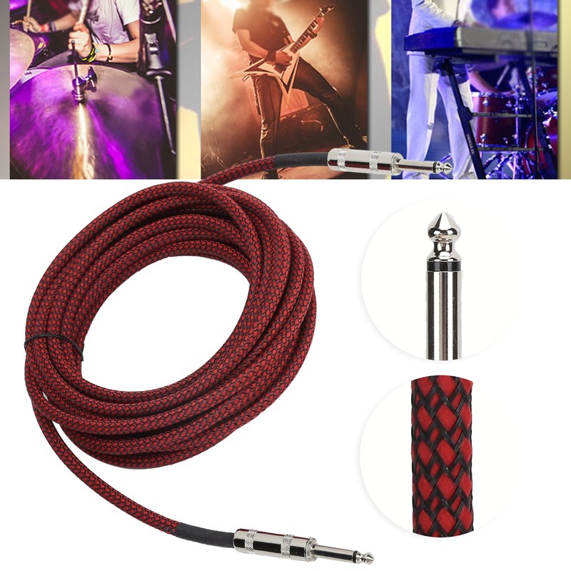 JORINDO 6.35mm Guitar Cable Low Noise Musical Instrument Amp Cord